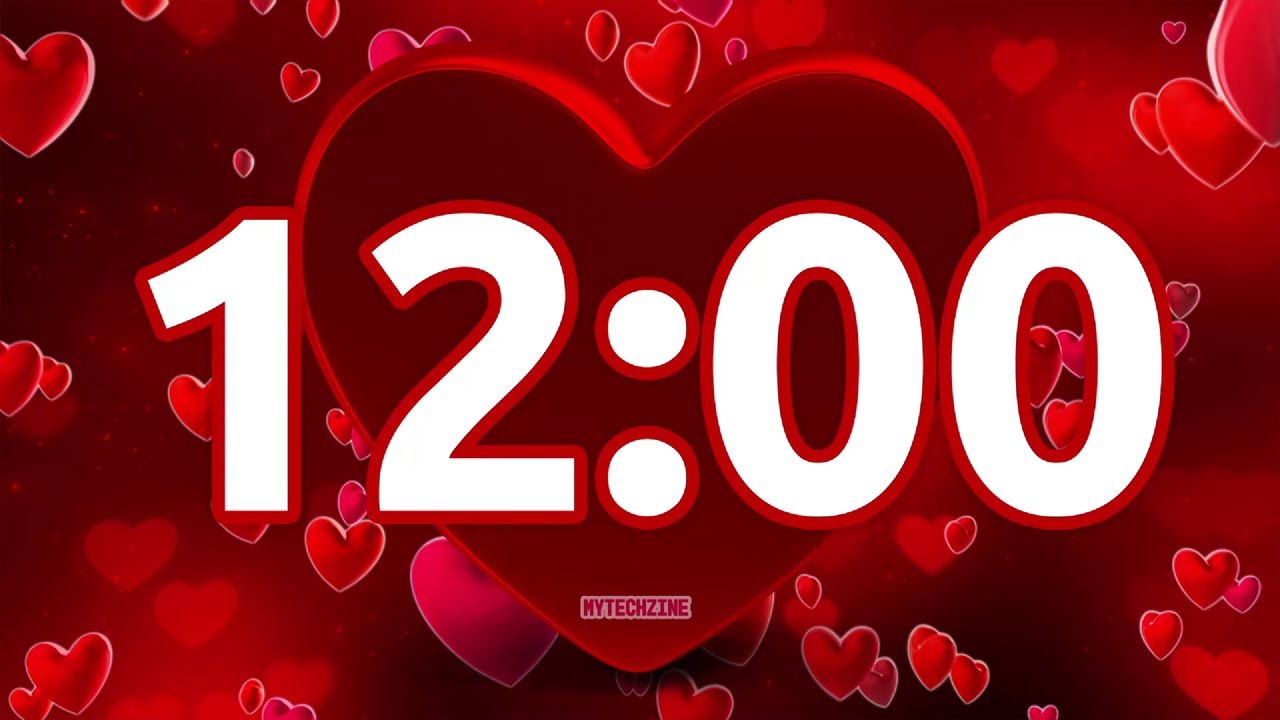 12 Minute Timer | Happy Valentine's Day ❤️