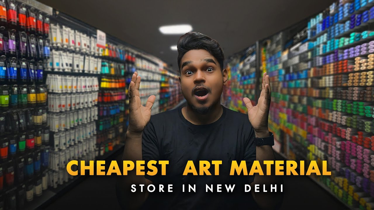 I Went 1930 KM for Art Supplies in New Delhi