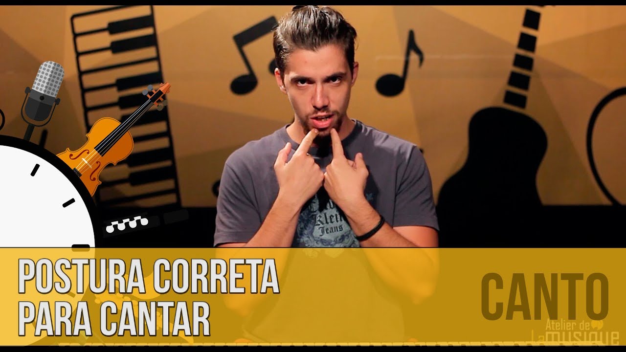 Postura correta para cantar - Dica do Minuto #196