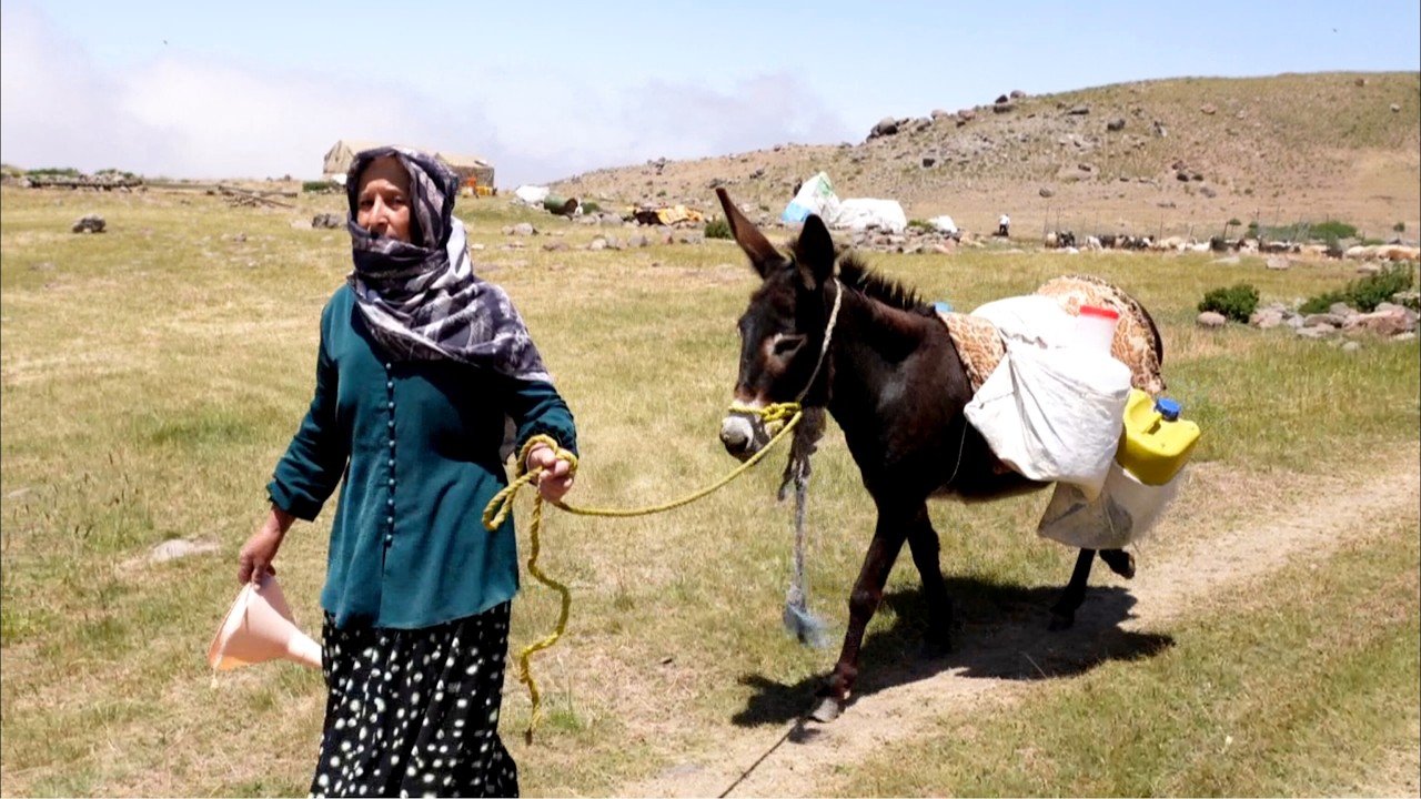Real Life of Alieh Khanom/A Strong Nomadic Woman in the Heart of the Mountains|قصة امرأة بدوية شجاعة
