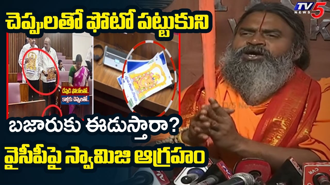 బజారుకు ఈడుస్తారా? | Sadhu Parishad Sri Srinivasananda Saraswati Swami Fires on YCP MLCs | TV5 News