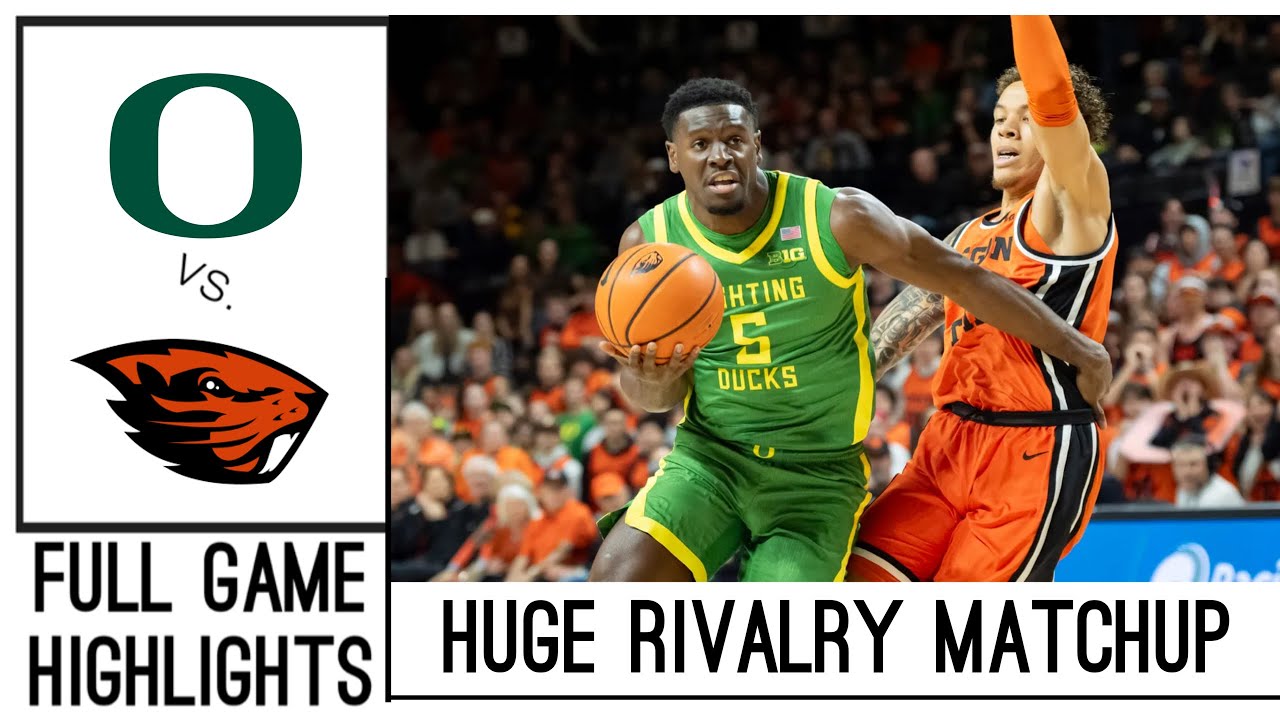 Oregon vs Oregon State Basketball Full Game Highlights | 11/21/24