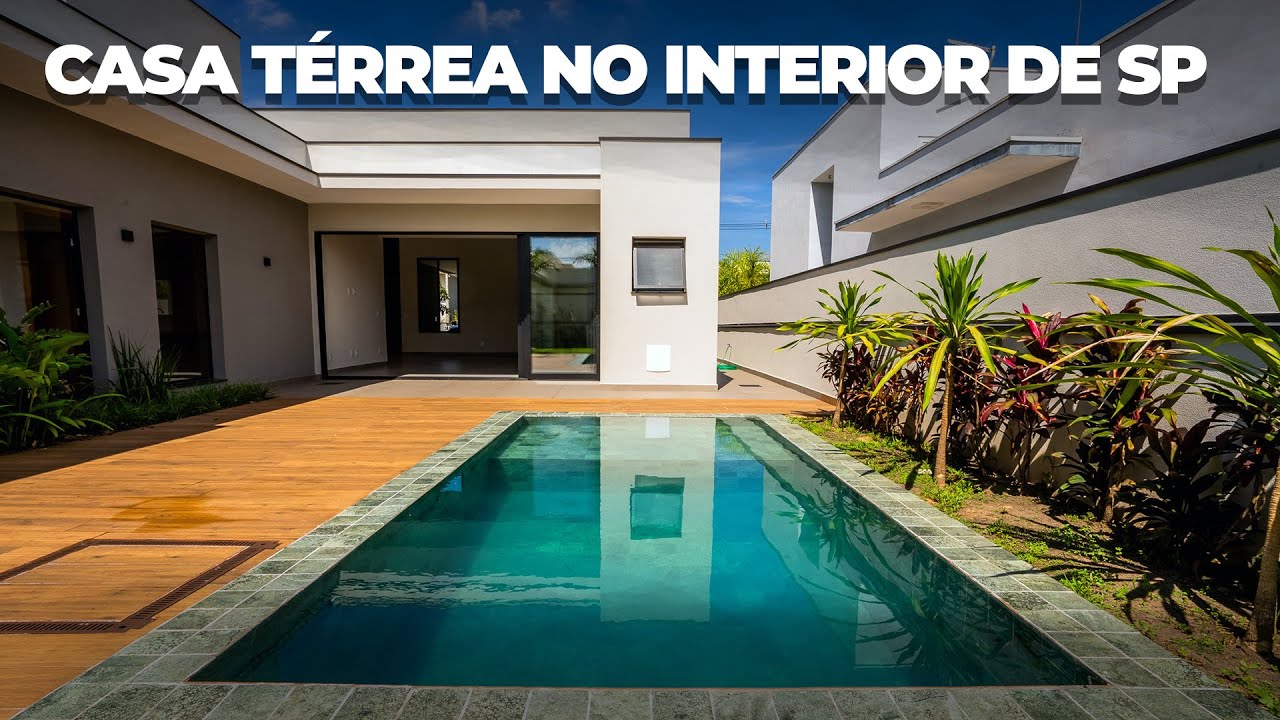 CASA TÉRREA PRA QUEM SONHA EM MORAR NO INTERIOR!