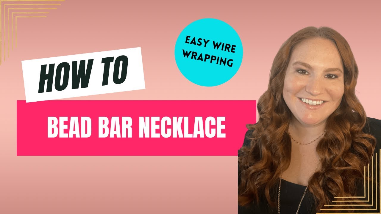 How to Make a Wire Wrapped Bead Bar Necklace