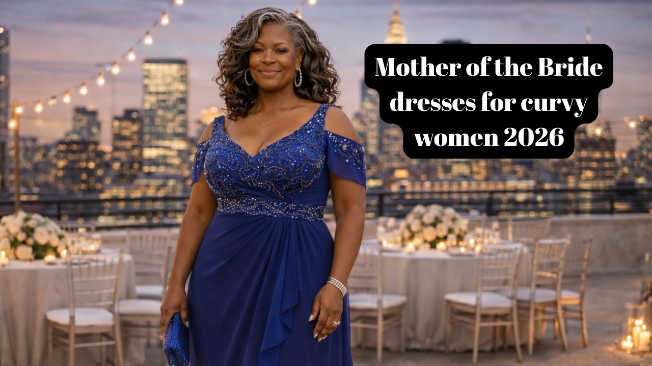 Mother of the Bride Looks for Curvy Black Women Over 60 2026