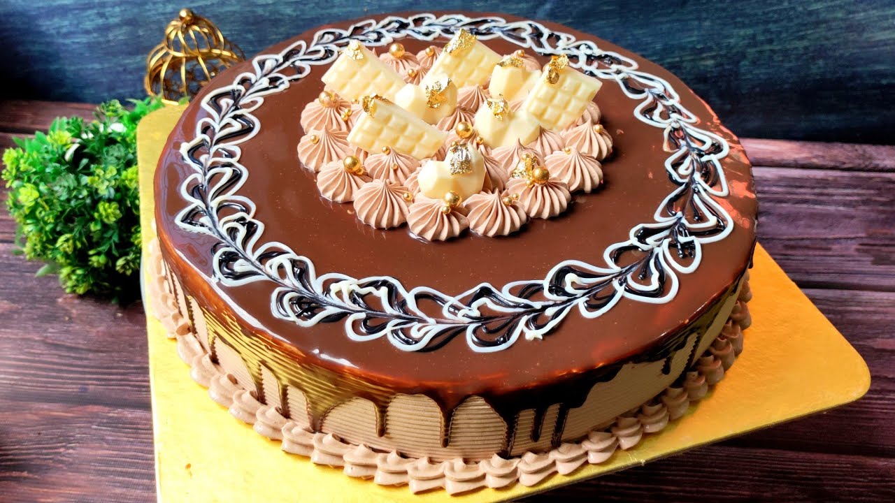 প্রায় ৪ পাউন্ডের চকলেট বার্থডে কেক | Chocolate Birthday Cake | 5Egg Chocolate Cake Recipe Bangla