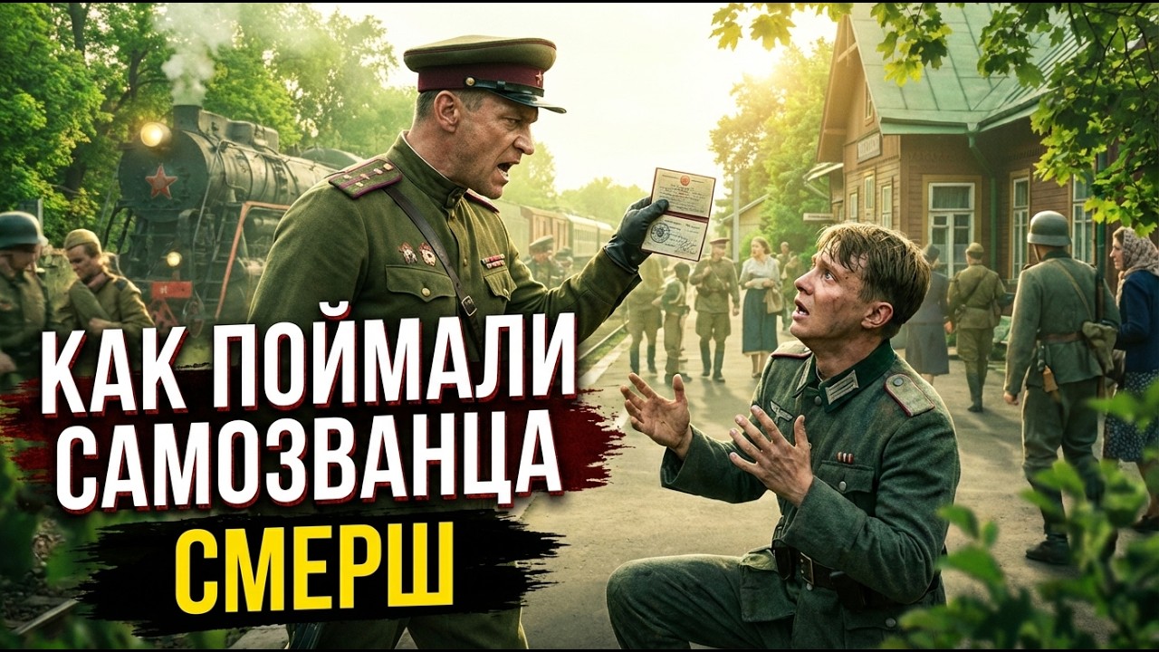 ОН ПРИШЁЛ С ЧУЖИМИ ДОКУМЕНТАМИ — расследование СМЕРШ 1945 на станции