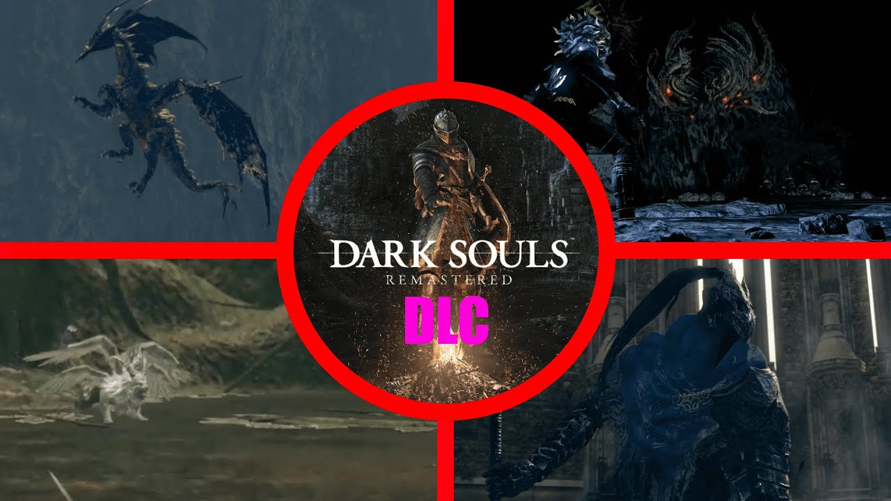 All 4 Dark Souls: Artorias of the Abyss DLC Bosses Including Cutscenes PS4
