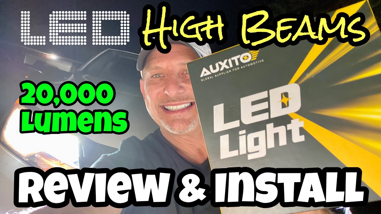 AUXITO H11 LED-HIGH BEAM HEADLIGHT INSTALL & REVIEW-VW PASSAT