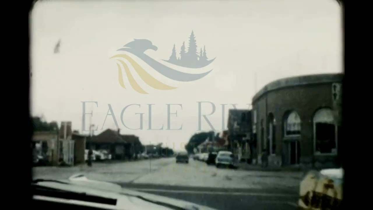 Dash Camera of Northwoods & Downtown Eagle River, Wisconsin c.1959 | Auth. Stanley Rogowski