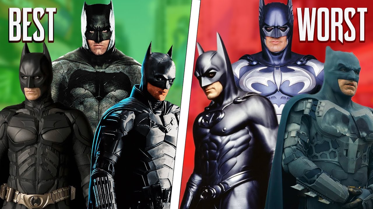 Ranking EVERY Live-Action Batman Suit From WORST to BEST