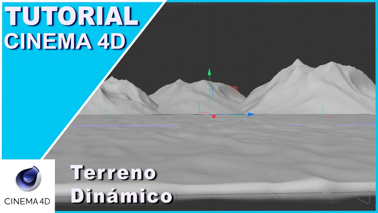 TUTORIAL CINEMA 4D versión 2023 Crear secuencia terreno dinámico