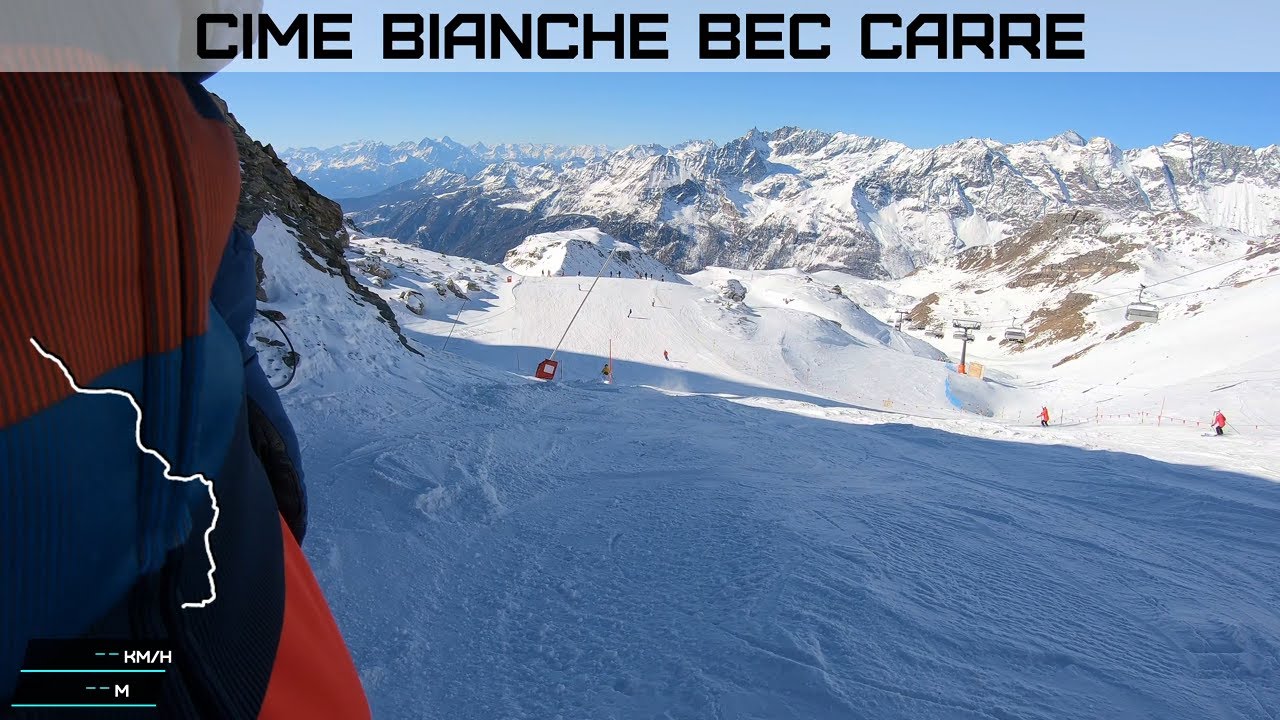 Breuil-Cervinia, Cime Bianche Bec Carre to Valtournenche, Piste 1