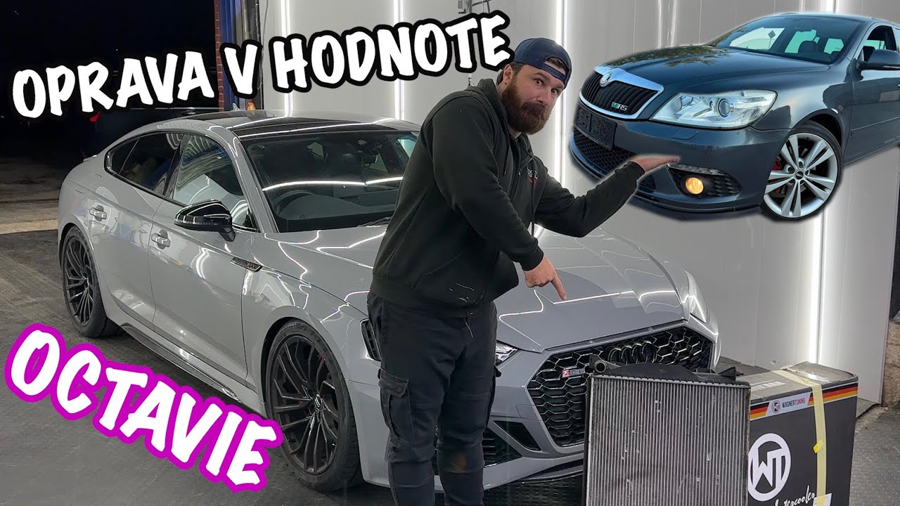 Čo by si si vybral ? Škodu Octaviu alebo nové chladiče do Audi RS5 B9 ?Lebo toľko to stálo vymeniť !