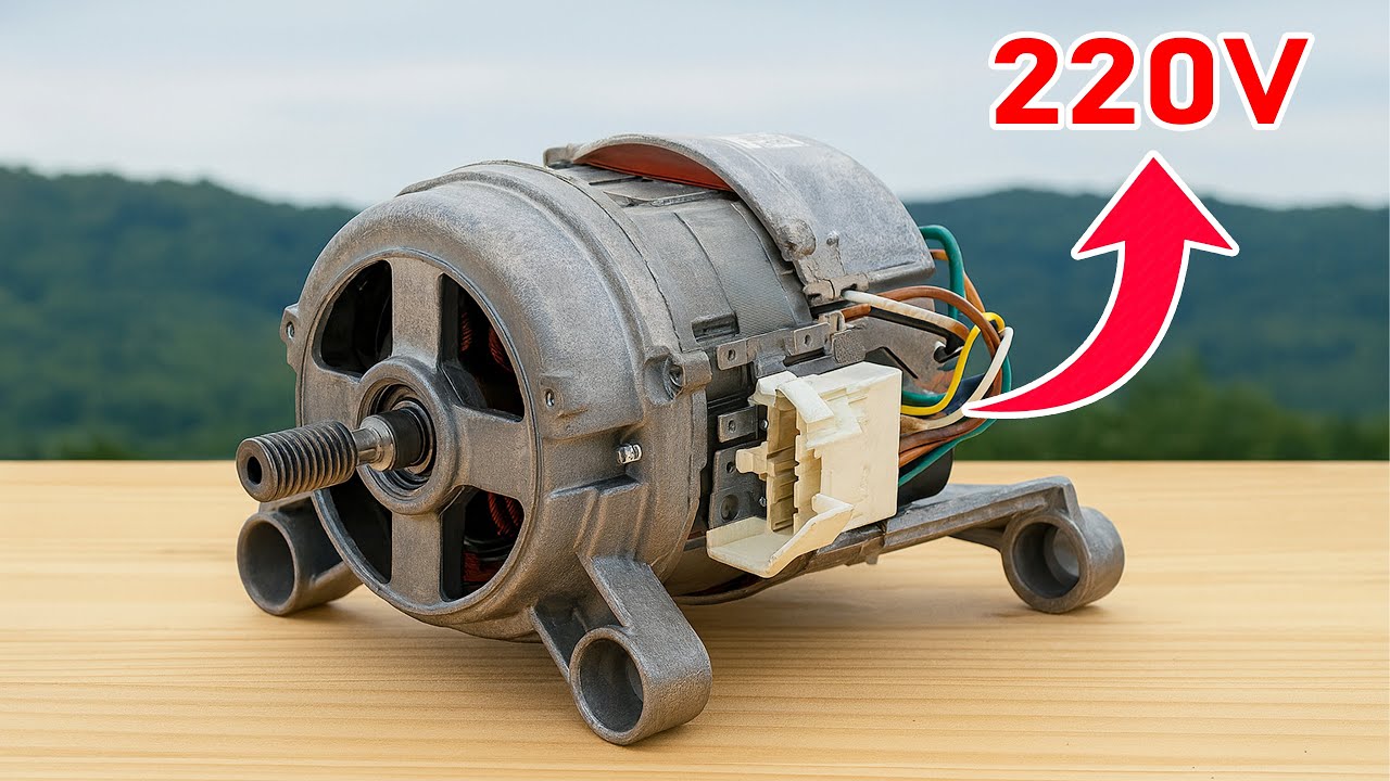 Бесплатный источник, о котором не знают миллиарды людей! 220V FOREVER от Washing Motor