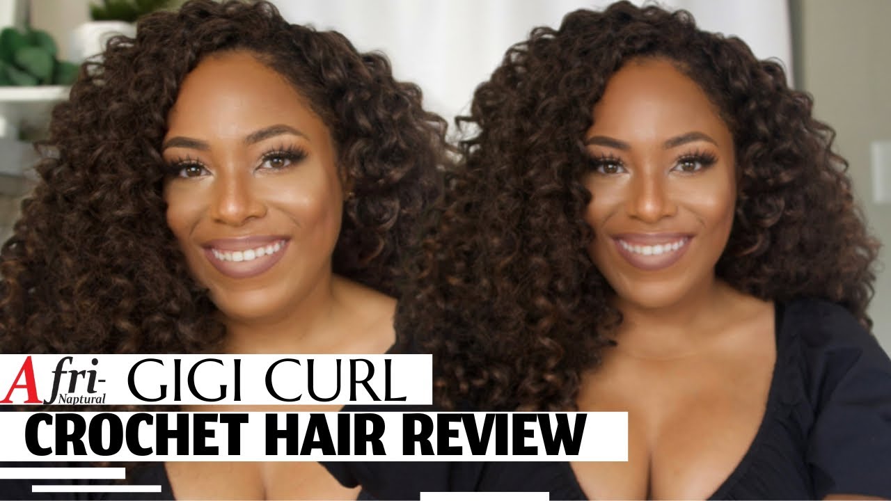 AFRI NAPTURAL (MANE CONCEPT) GIGI CURL CROCHET HAIR REVIEW| LIA LAVON