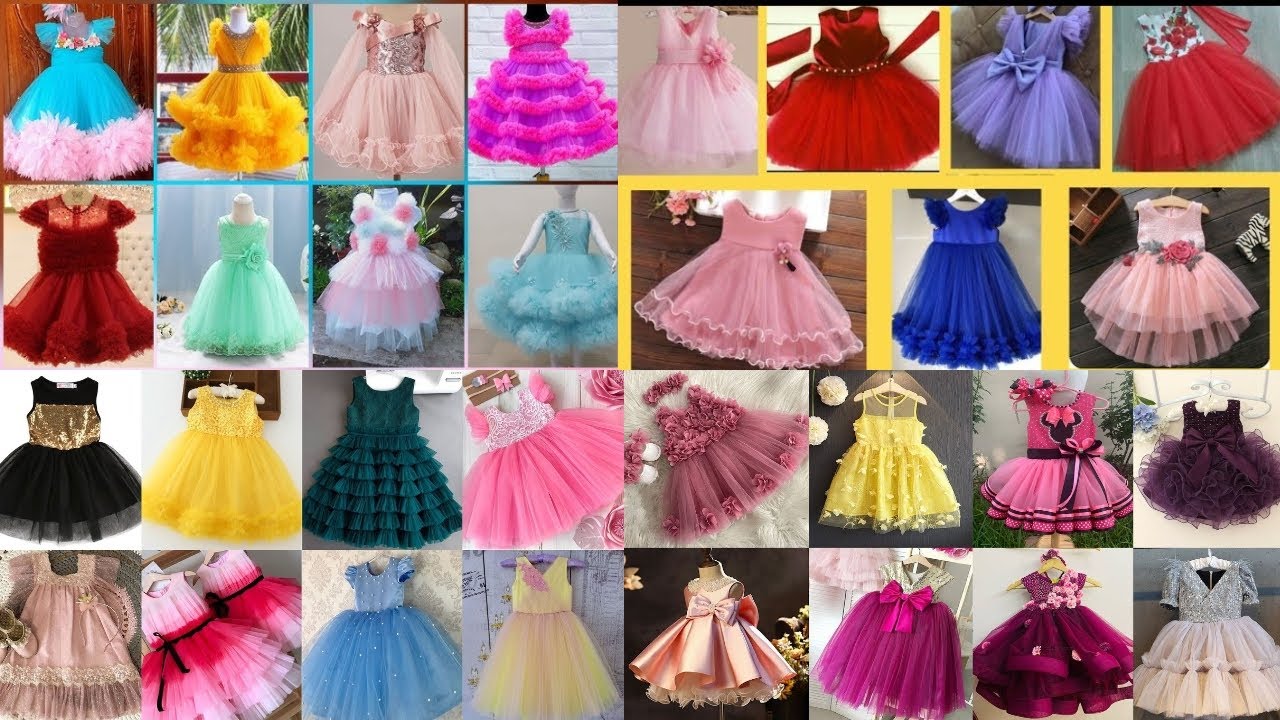 Trendy Baby Girl Frock Gown Designs | Net Frock design and Gown design for Baby Girls |Kids dresses