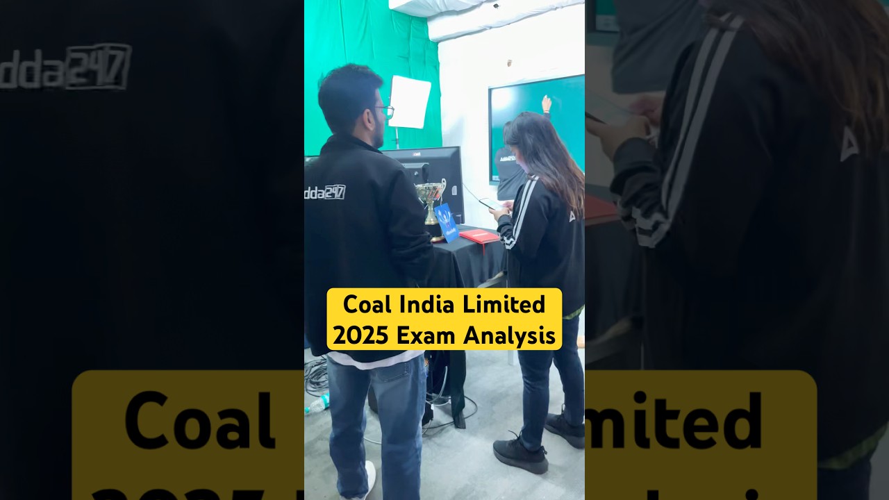 Coal India Limited 2025 Exam Analysis 🧐 #coal #coalindialimited #coalindia #shortsfeed #shorts