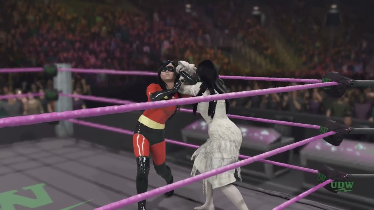 Violet Parr (w/Elastigirl/Mr. Incredible) vs. Sadako Yamamura