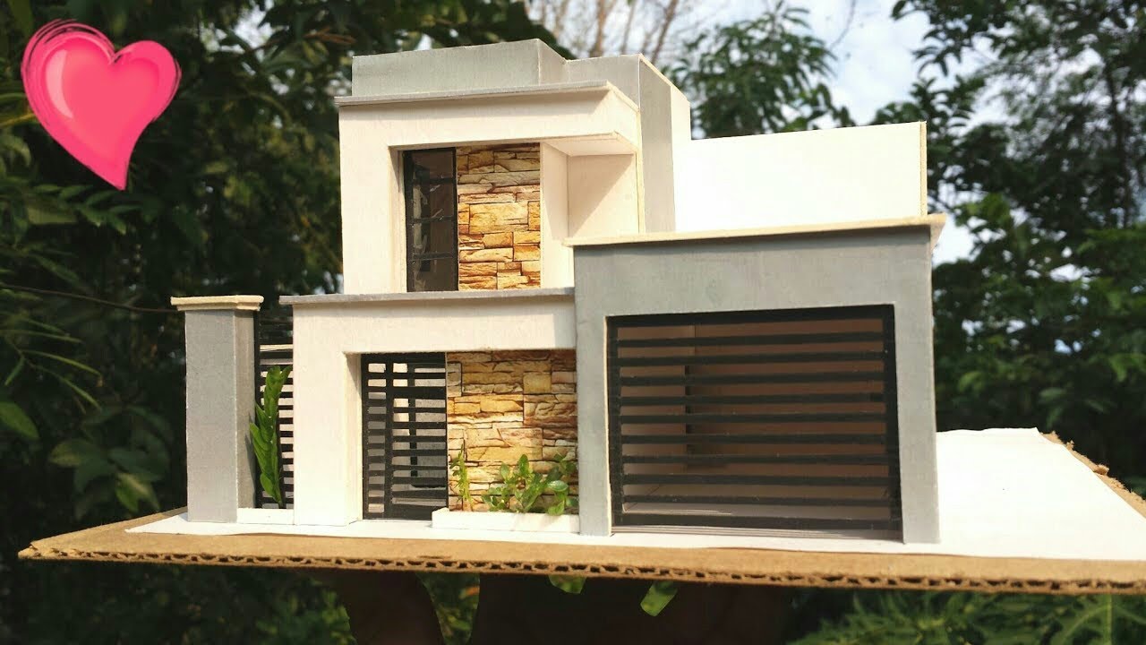 Maqueta de una casa (paso a paso)