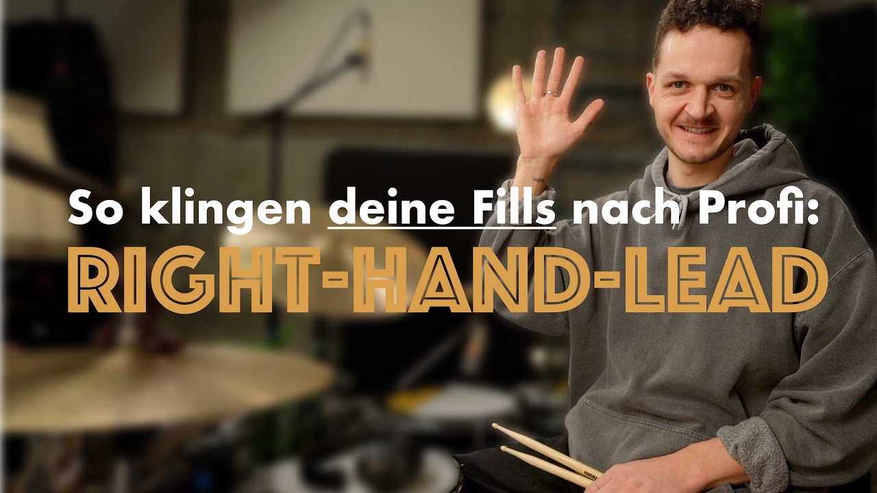 Dynamik mit Right-Hand-Lead für fortgeschrittene Drum-Fills am Schlagzeug