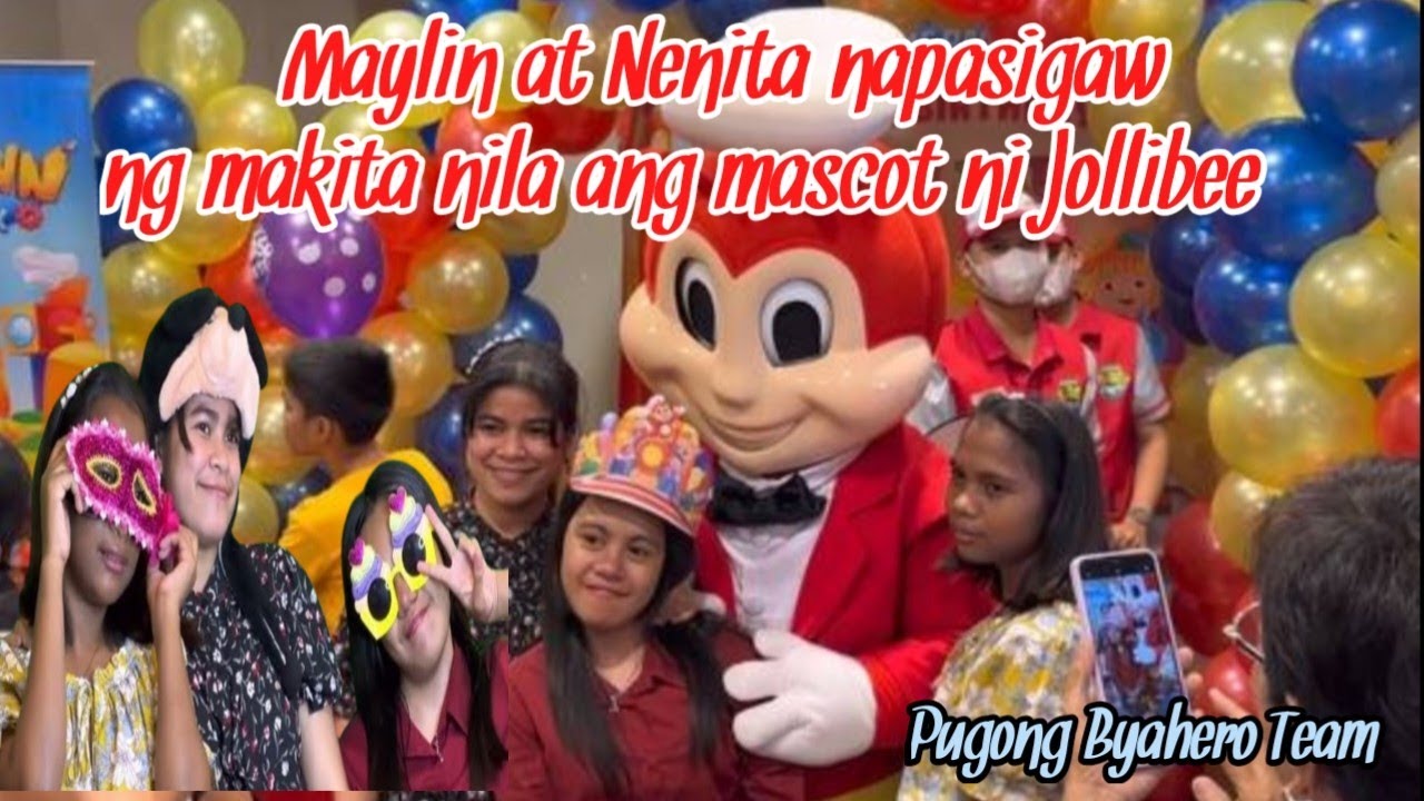 MAYLIN AT NINETA NGAYON  LANG PALA NAKA ATTEND NG BIRTHDAY SA JOLLIBEE