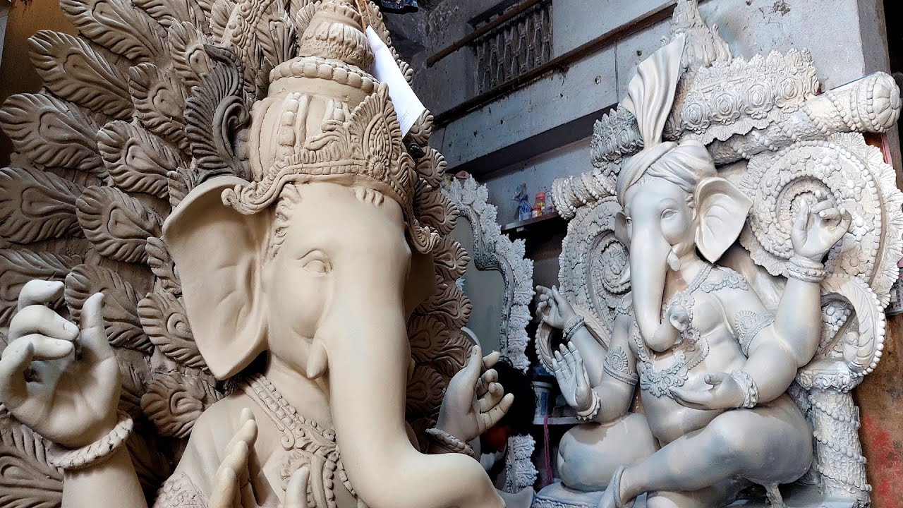 Ganesh Idol Making in Kolkata Kumartuli 2022 | Ganesh Chaturthi 2022 | Kumartuli Ganpati Murti