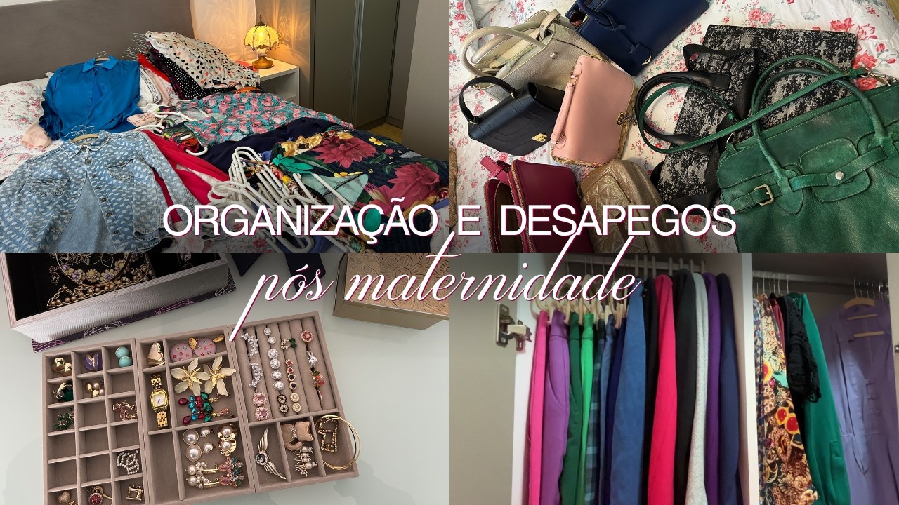 COMO ARRUMAR O GUARDA-ROUPA | desapegando e organizando com técnica