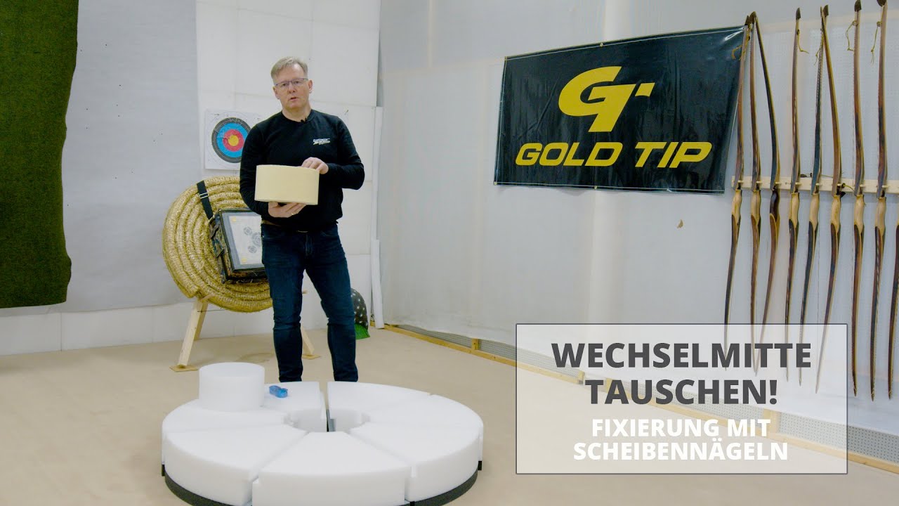 Ethafoam-Zielscheibe Wechselmitte tauschen - BOGENSPORT BEIER