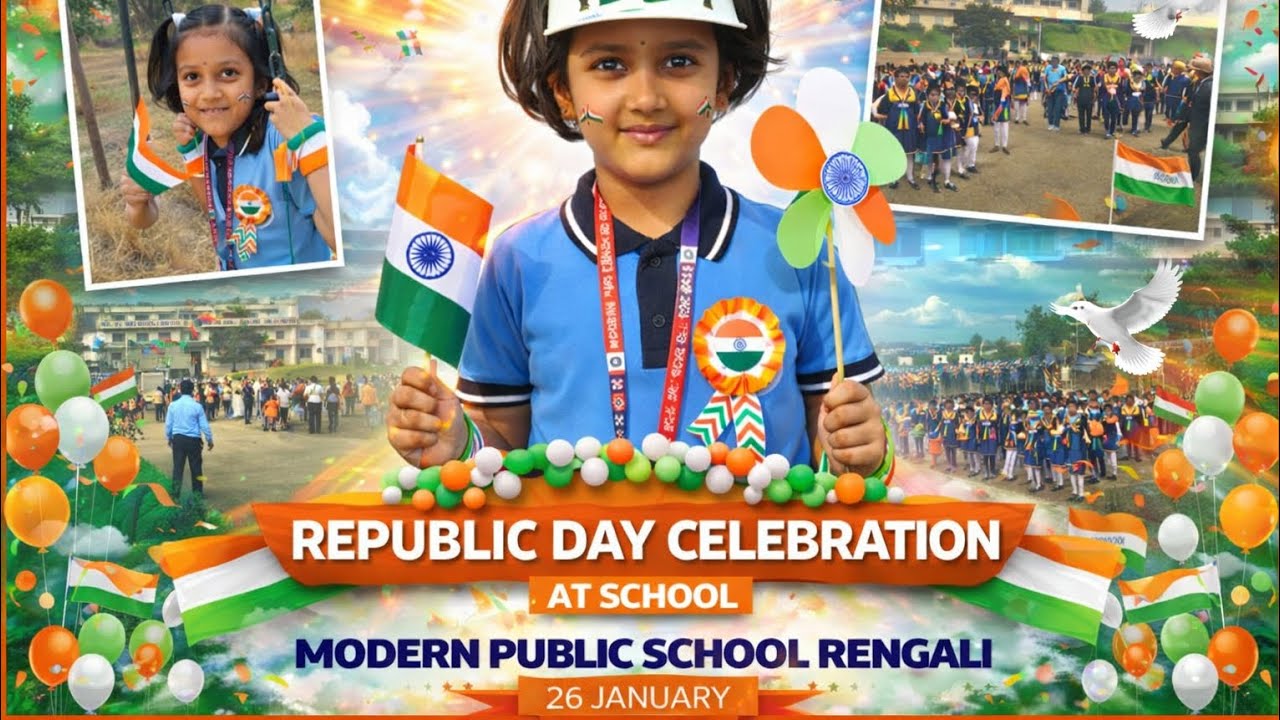  👉 Republic Day Celebration at School 🇮🇳 | Park Masti & Pizza Party 🍕