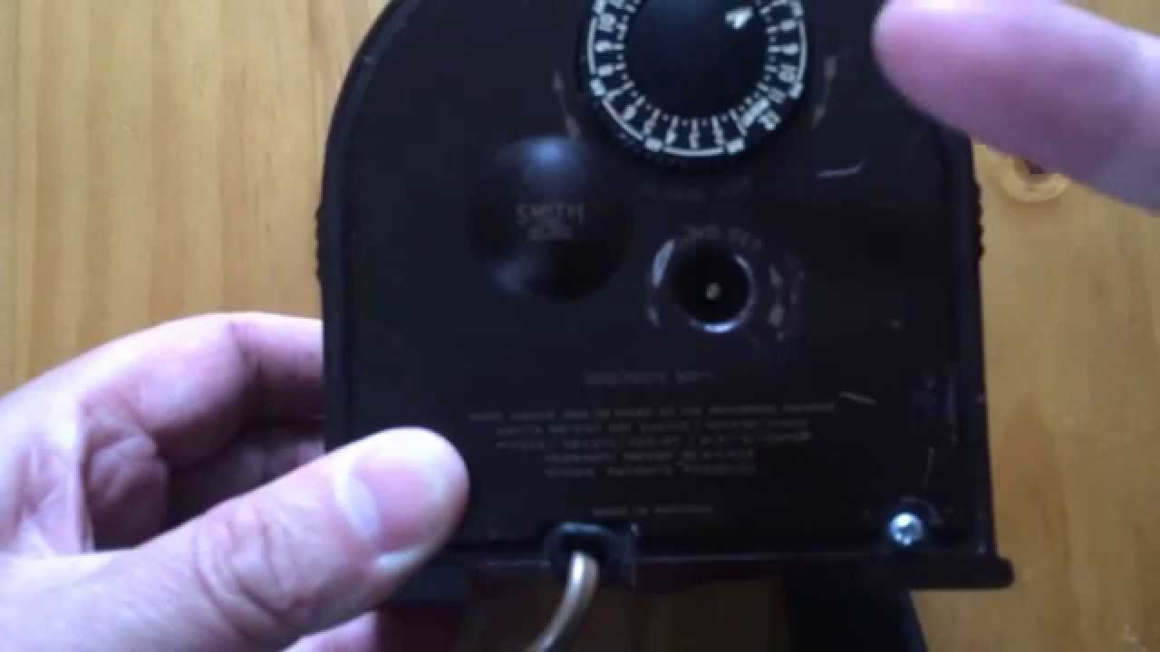 Retro Smiths sectric clock - working