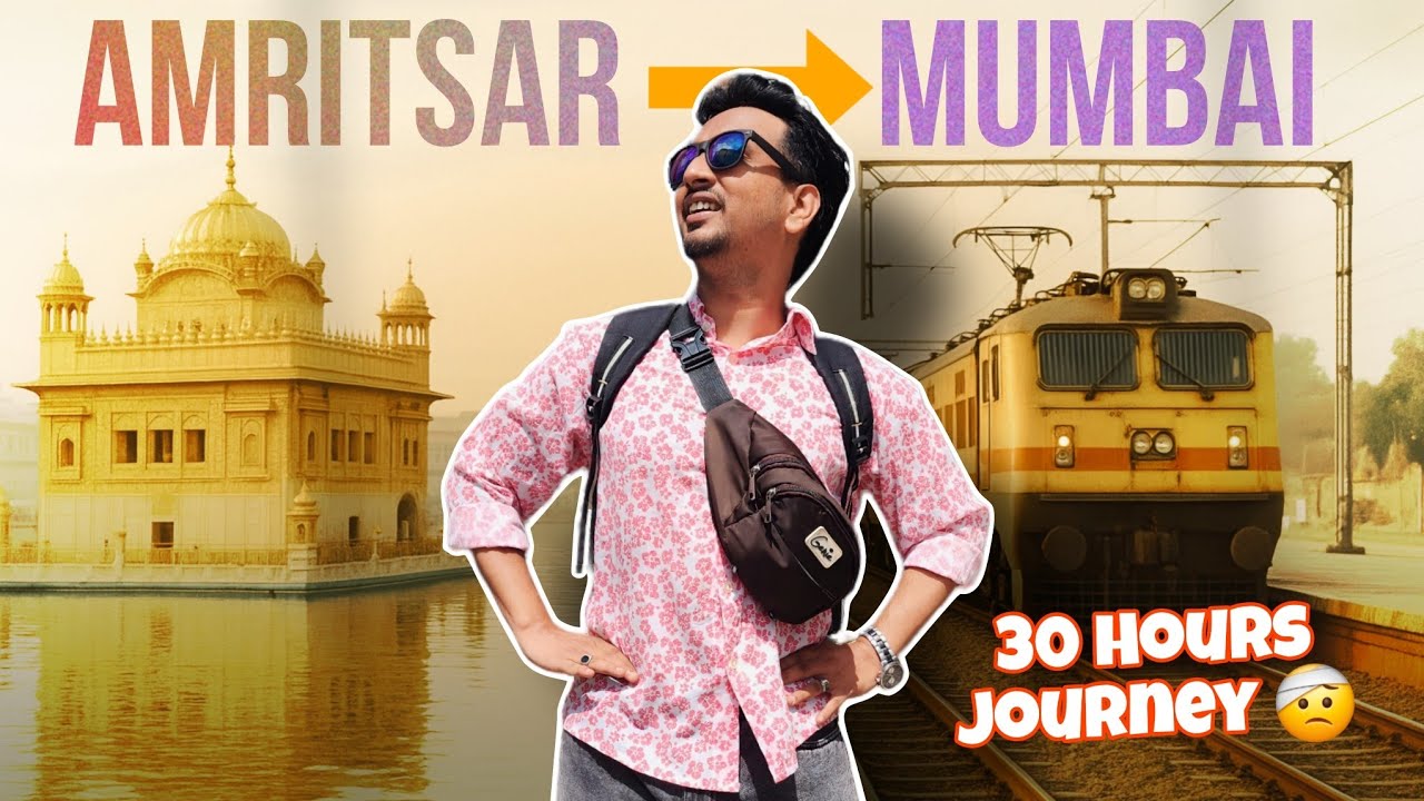 Amritsar to Mumbai Train Journey | 30 Hours on Golden Temple Mail 12904 | RAC Ticket Sleeper Coach