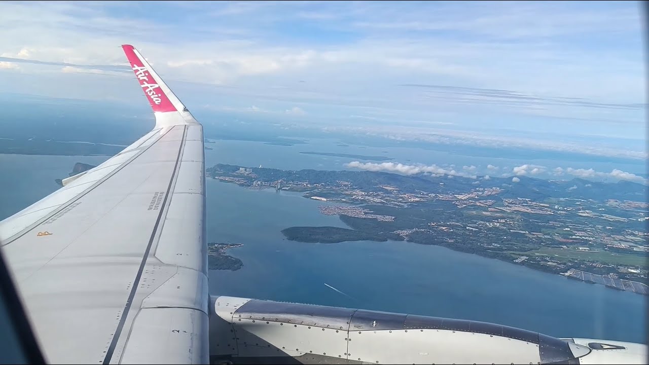 Airasia AK6493 Sandakan to Kota Kinabalu =Airbus A320-216 + Seat 9A=