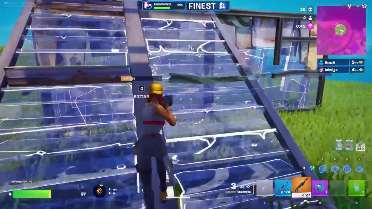 jogando fortnite