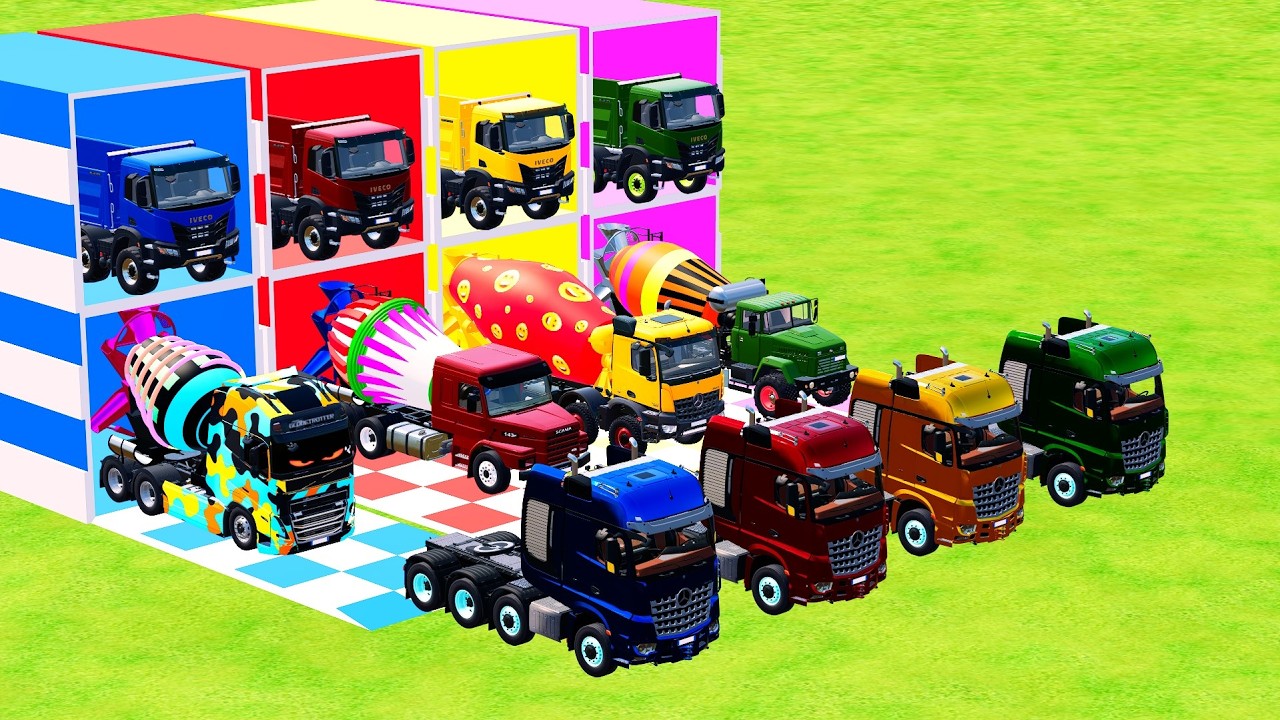 TRANSPORTING CRANE, MIXER TRUCK by MAN TRANSPORTER! Farming Simulator 22 #20