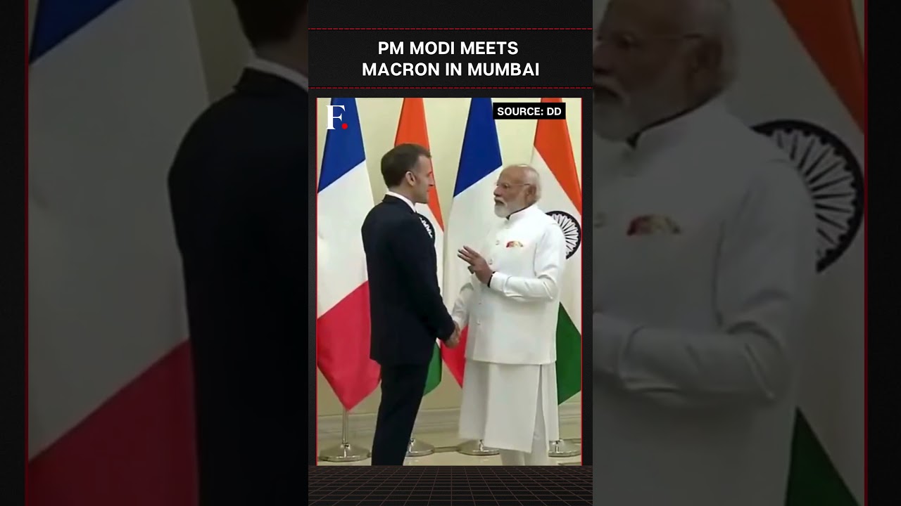 #FirstpostNews: PM Modi Welcomes French President Emmanuel Macron on Fourth India Visit | N18G