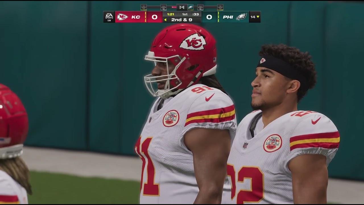 Chiefs vs Eagles Madden 24 Gameplay