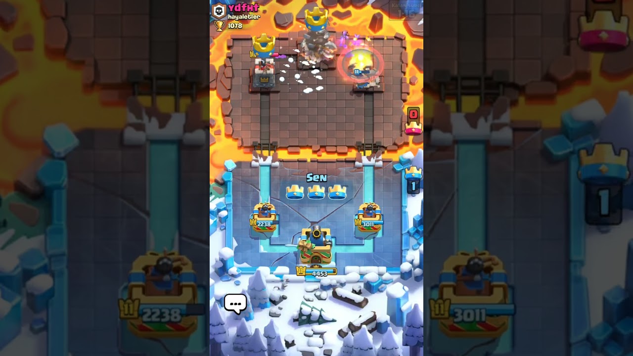 Clash royale yeni arena ve deste