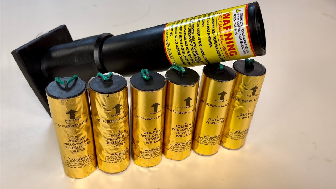 5” KILLER Willow Shells - Hogwild Fireworks