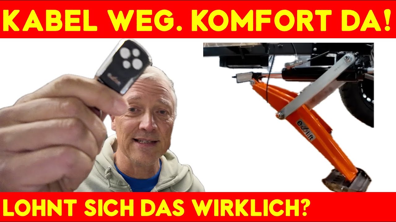So einfach war Wohnmobil-Ausgleichen noch nie – dank neuer Funk-Fernbedienung!