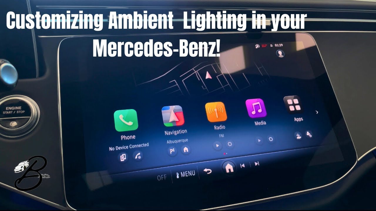 How to customize the Ambient Lighting in Mercedes-Benz!