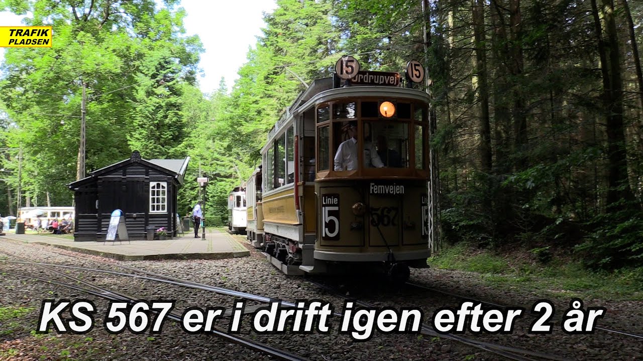 Sporvejsmuseet - KS 567 er i drift igen efter to år