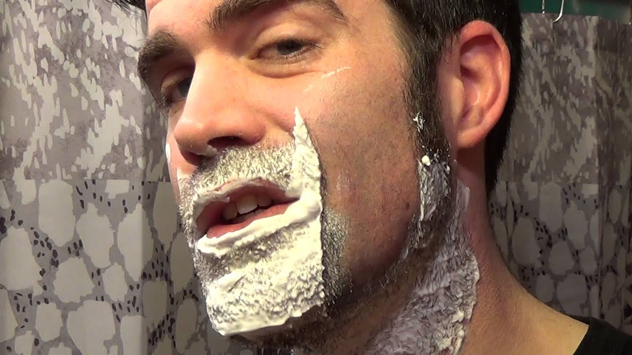 shaving thick beard with new safety razor
