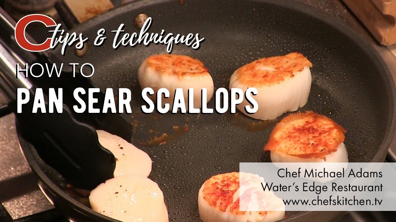How to Pan Sear Scallops | Chef Michael Adams | Tips and Techniques