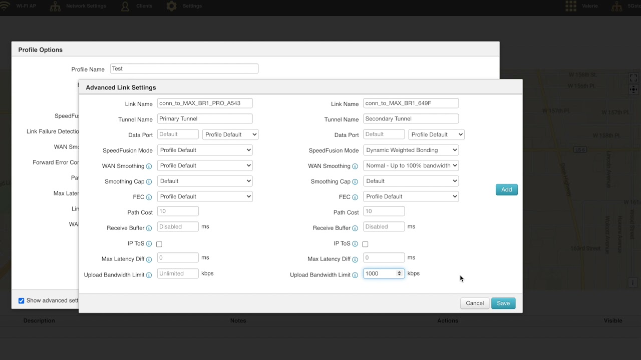 Peplink SpeedFusion configuration at InControl 2