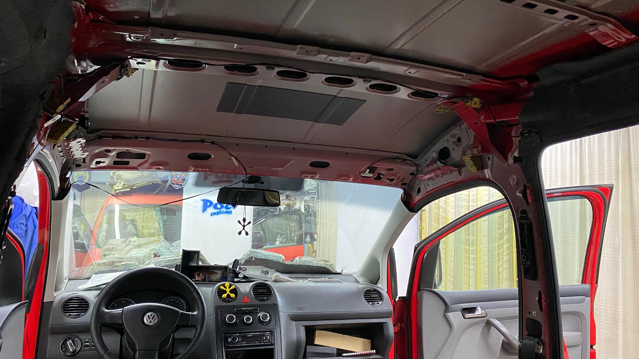 Потолок Volkswagen Caddy Переоборудование грузовика в пассажира