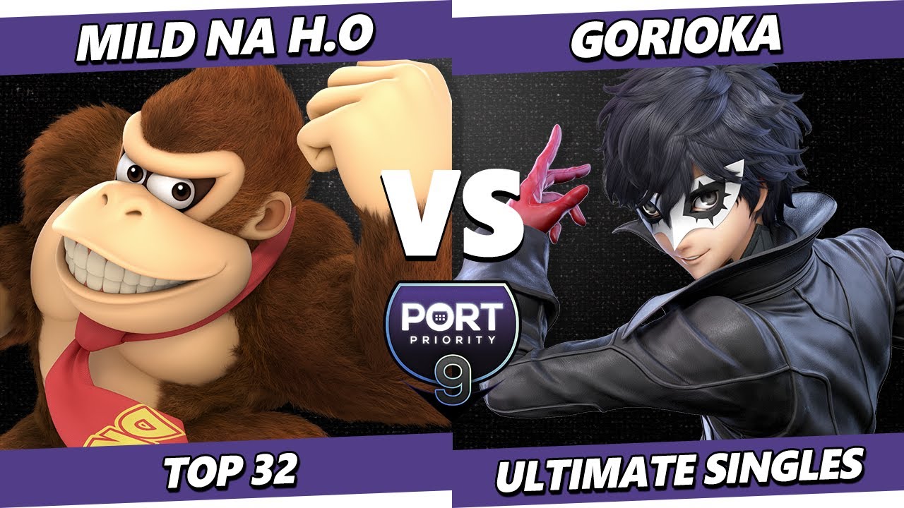 Port Priority 9 - Mild na H.O (Donkey Kong) Vs. Gorioka (Joker) Smash Ultimate - SSBU