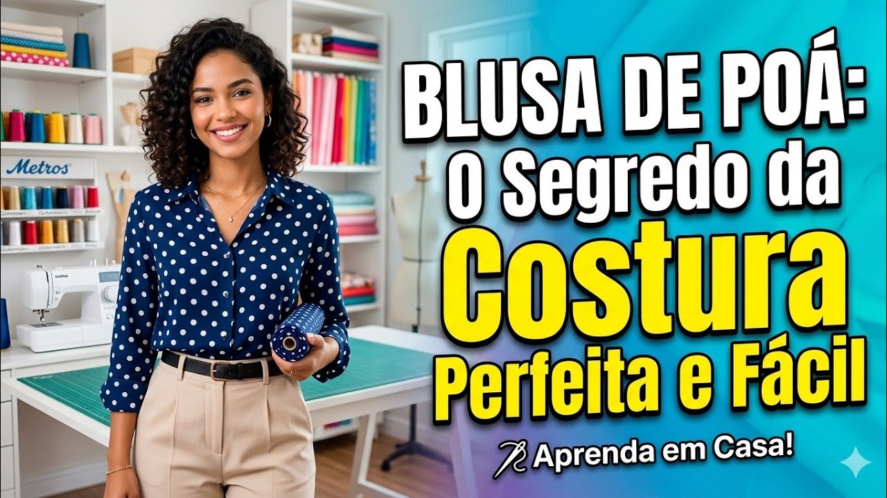 ✅️ DIY Como fazer Blusa de Poá _Costura fácil passo a passo para iniciantes Gisleide Novelo