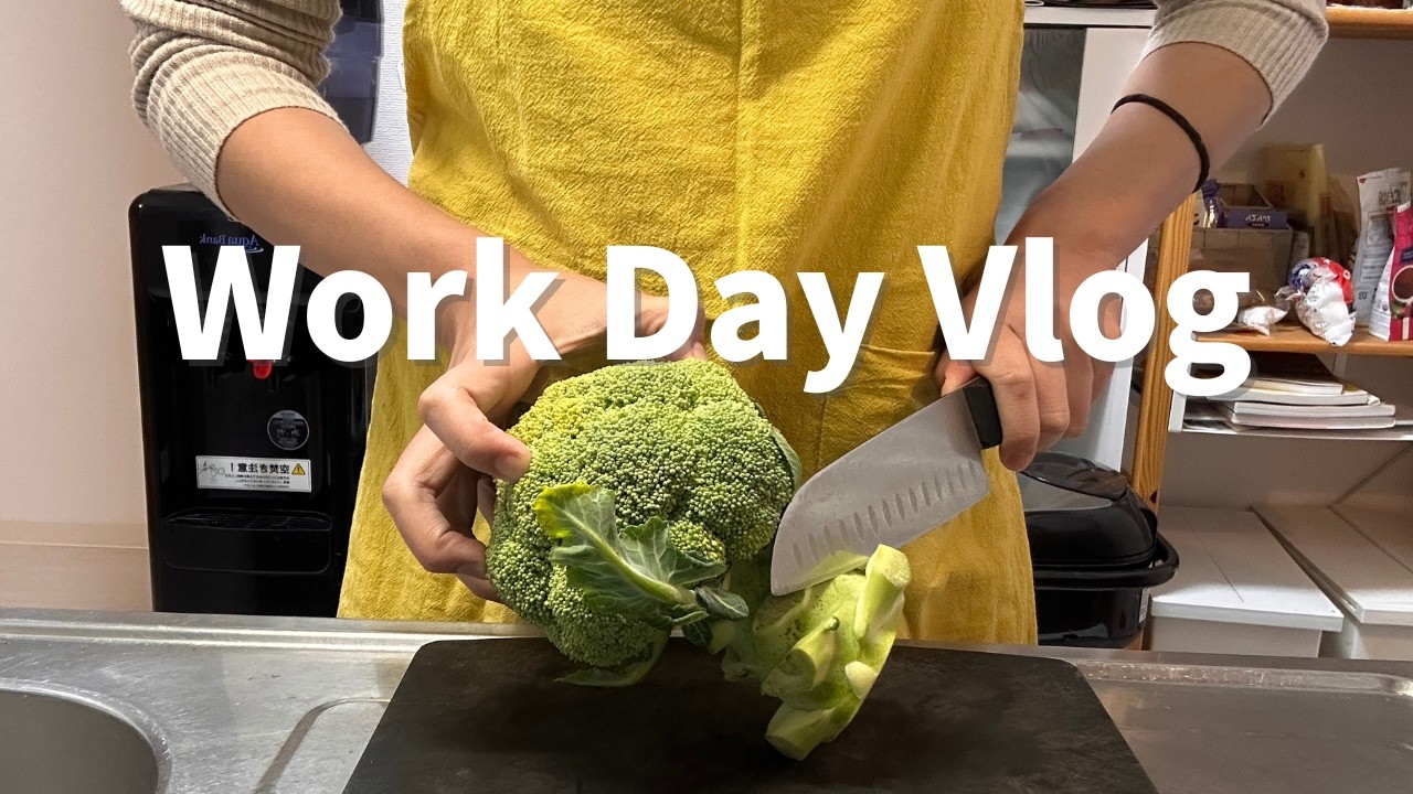 Work Day Vlog | What I eat for lunch and a cozy fish fried rice dinner