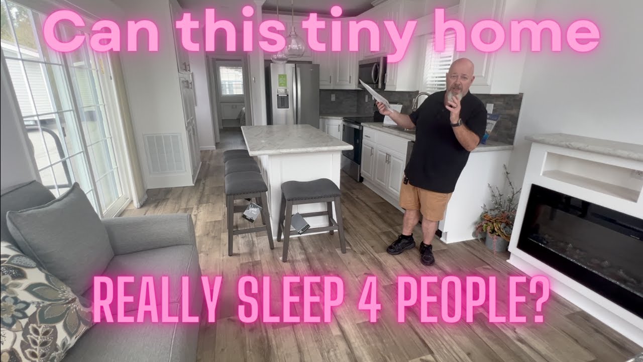 Too Many FEATURES to list in this HUD Extra Large Tiny Home! NEW Tiny House Tour with MR. CHUBBY!